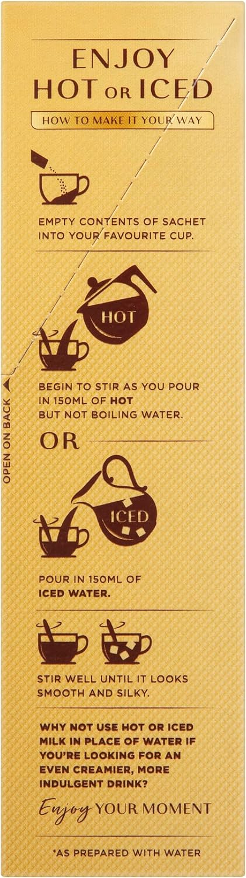 Moccona Iced Hot Salted Caramel Instant Coffee (Case of 5)