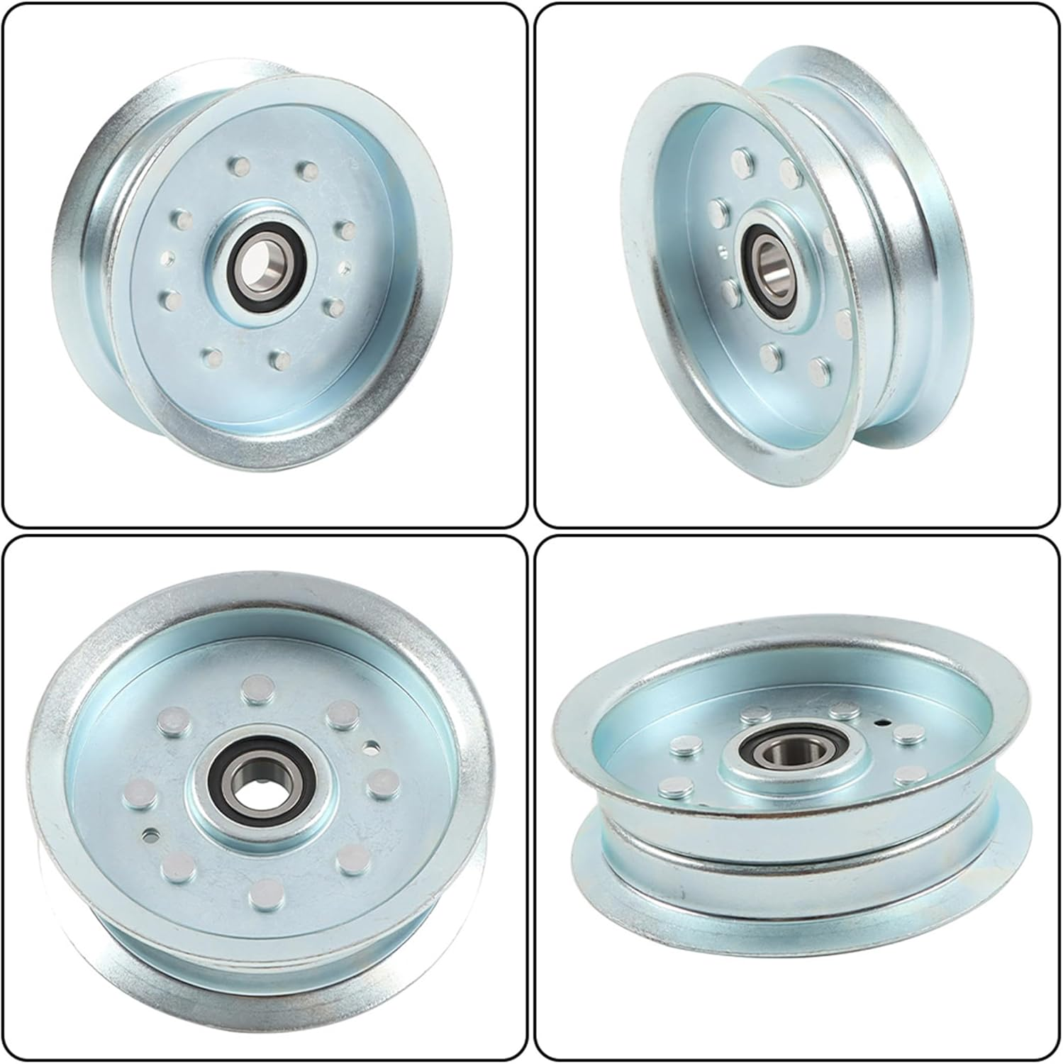 Flat Idler Pulley Replacement for John Deere Mowers L100 La100 D100 42" GY20629 GY20110 image number 4