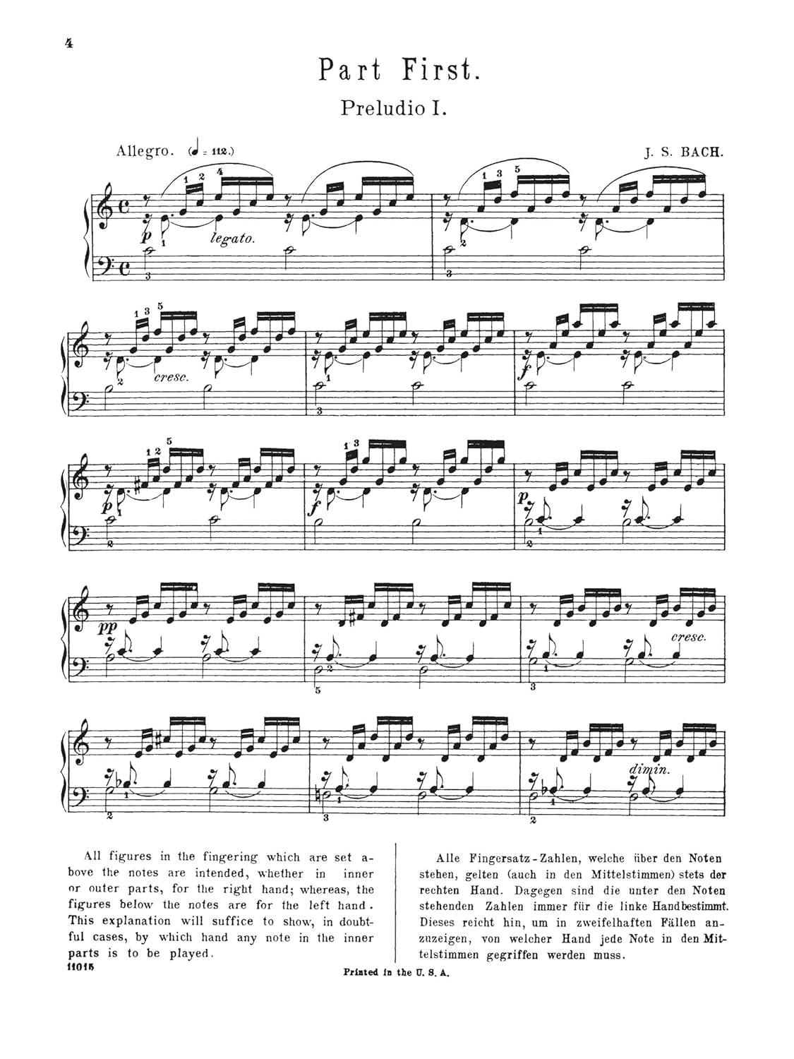 G. Schirmer, Inc. Bach Well Tempered Clavier Book 1: Schirmer Library of Classics Volume 13 Piano Solo image number 3