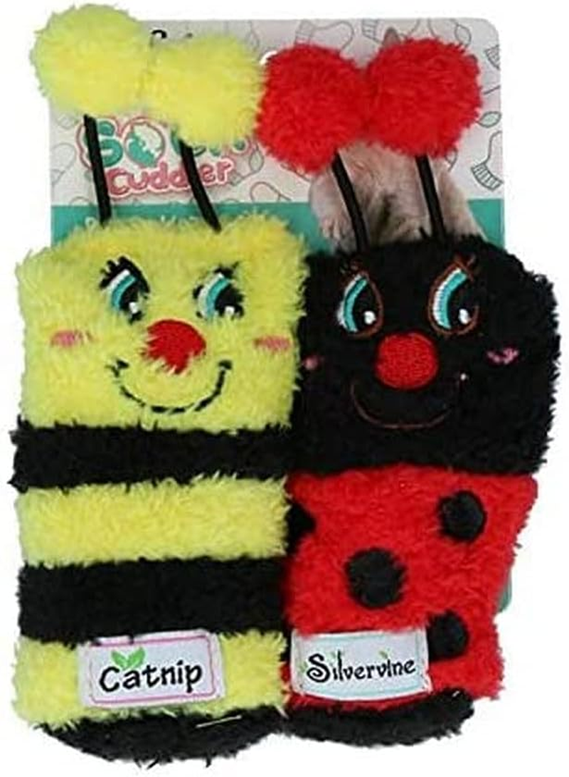 ALL for PAWS Sock Cuddler Bug Sock Catnip Toy 2-Pieces Pack, 1.7 Kg