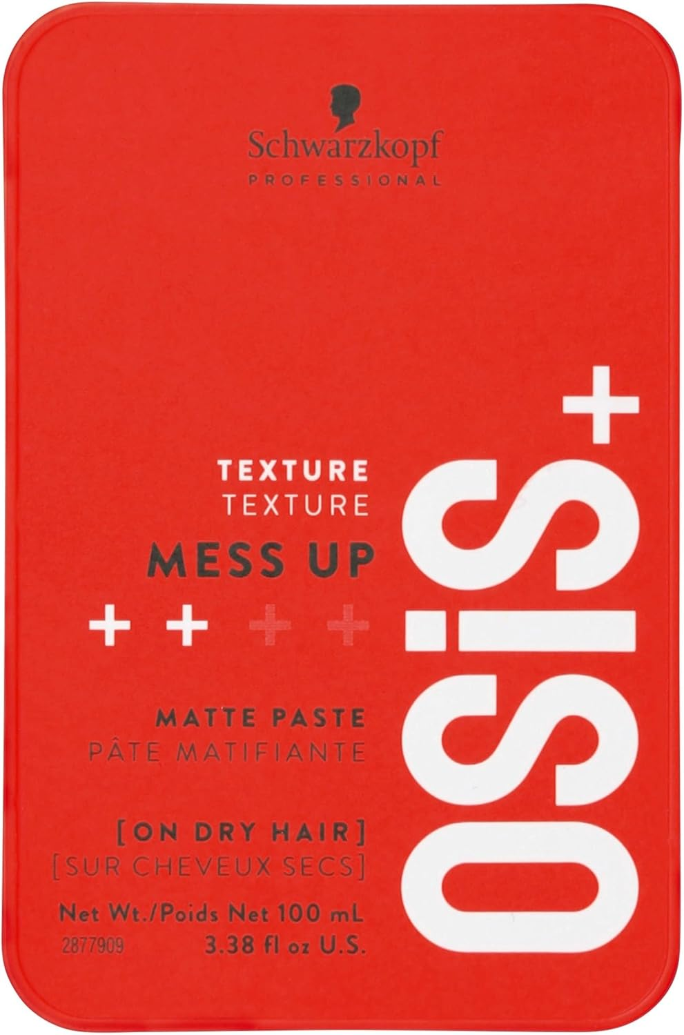 Schwarzkopf Osis Mess up Texture Matt Gum Paste Clay, 100 Ml
