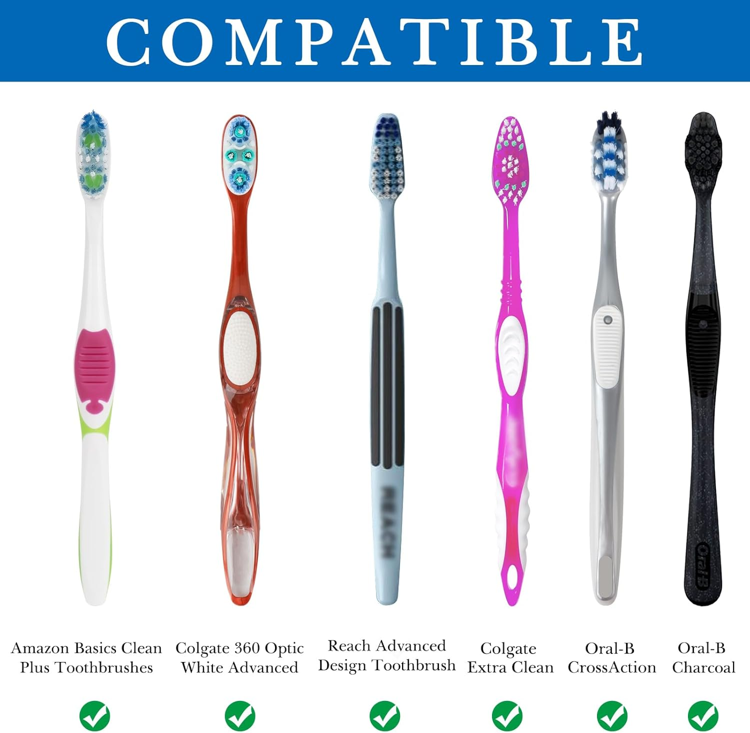 Linkidea Travel Toothbrush Head Covers with Suction Cup Portable Wall Mount Toothbrush Holder, Toothbrush Cap Case Box Convenient for Travel, Outdoor (3PCS) image number 5