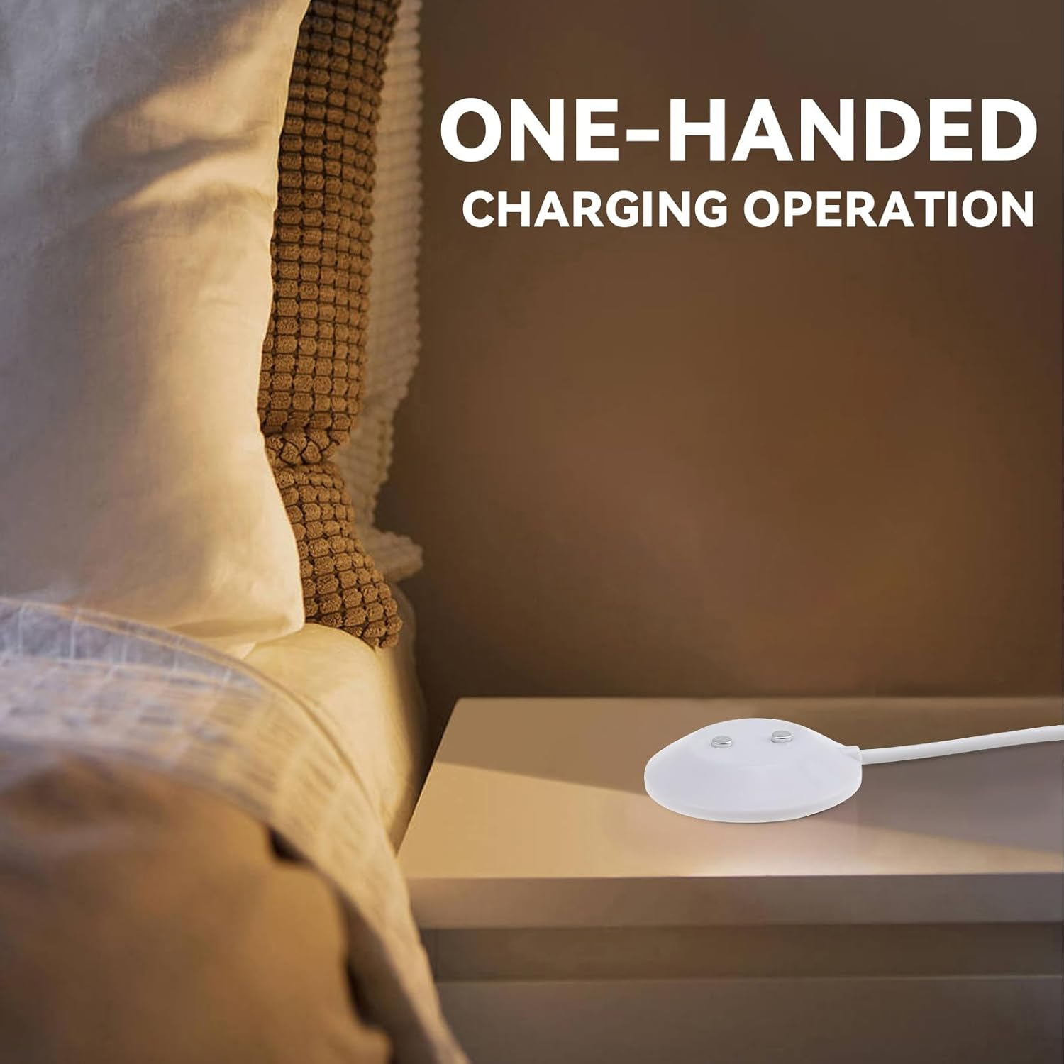 Ninehorse 2PACKS for Rose Toy Charging Cable 3.3Ft USB Charger Standing Magnetic Adapter Cord Cable for Rose Replacement Charging Dock Station (White*2) image number 6