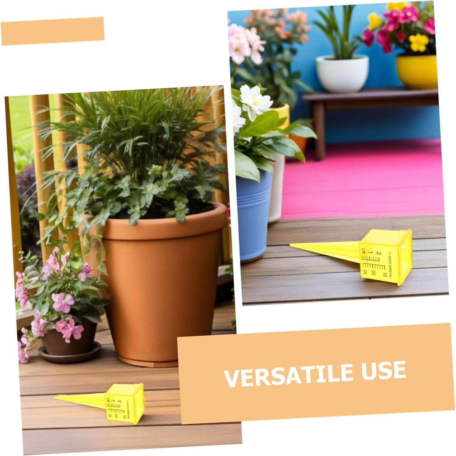 CLISPEED 20Pcs Lawn Sprinkler Water Gauge with Wide Mouth Easy-Read Rain Gauge for Outdoor Garden Irrigation Quick Connect Weatherproof Water Level Tool for Accurate Lawn Sprinkler image number 3