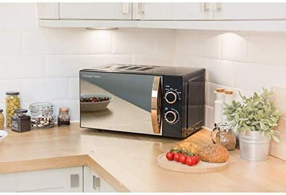 Russell Hobbs RHM1727RG 17 Litre 700 W Rose Gold Solo Microwave with 5 Power Levels, 30 Minute Timer, Defrost Setting, Easy Clean image number 6