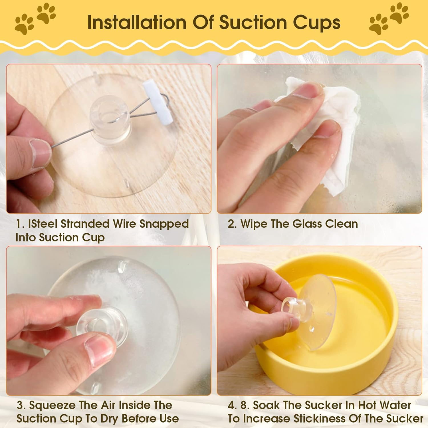 Large Cat Hammock Window Perch with 4 Suction Cups & Solid - Cat Window Perch for Ultimate Comfort (Grey) image number 1