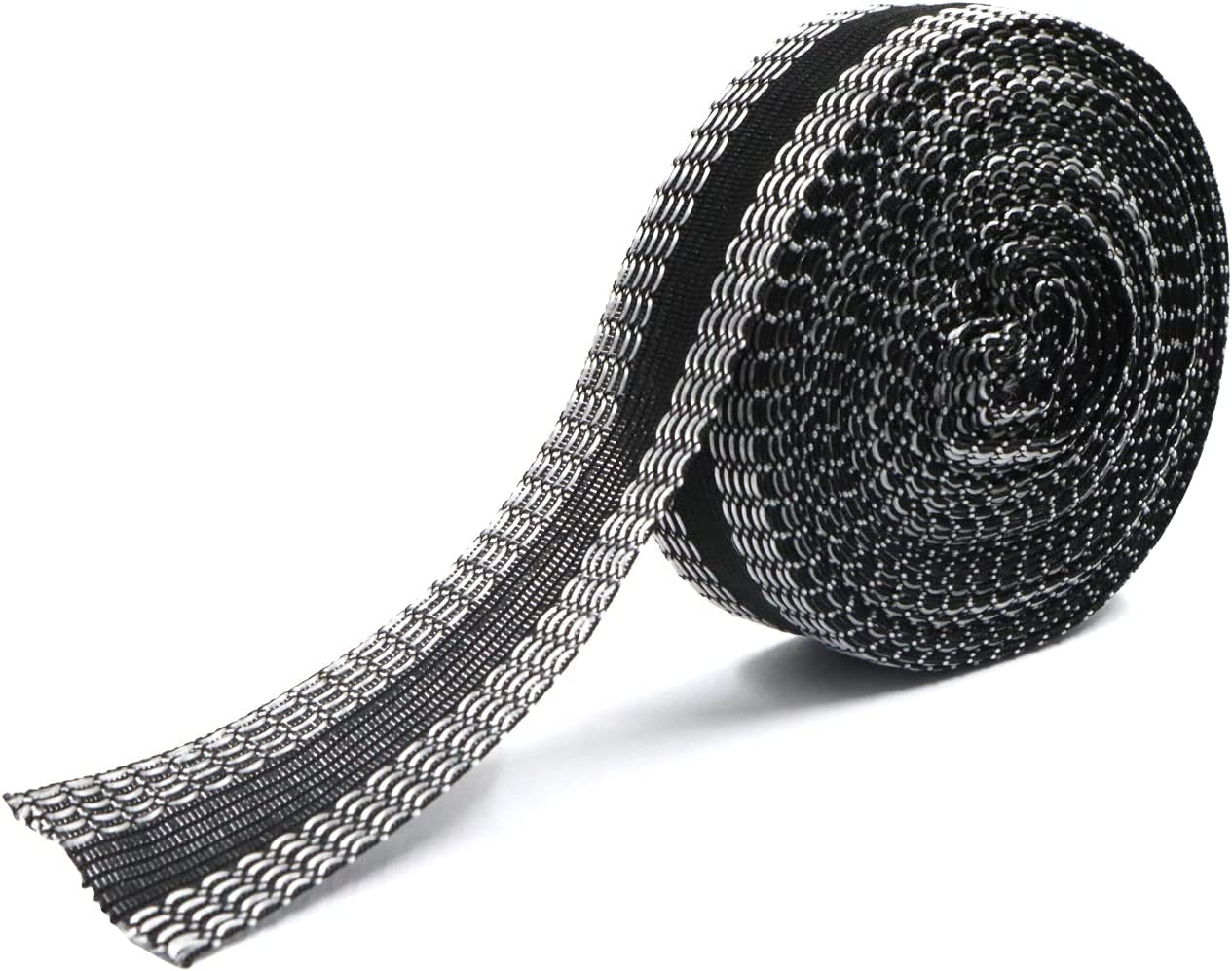 10M Self-Adhesive Pants Mouth Paste, Permanent Iron-On Hem Clothing Tape, Fabric Fusing Tape for Clothes, Black