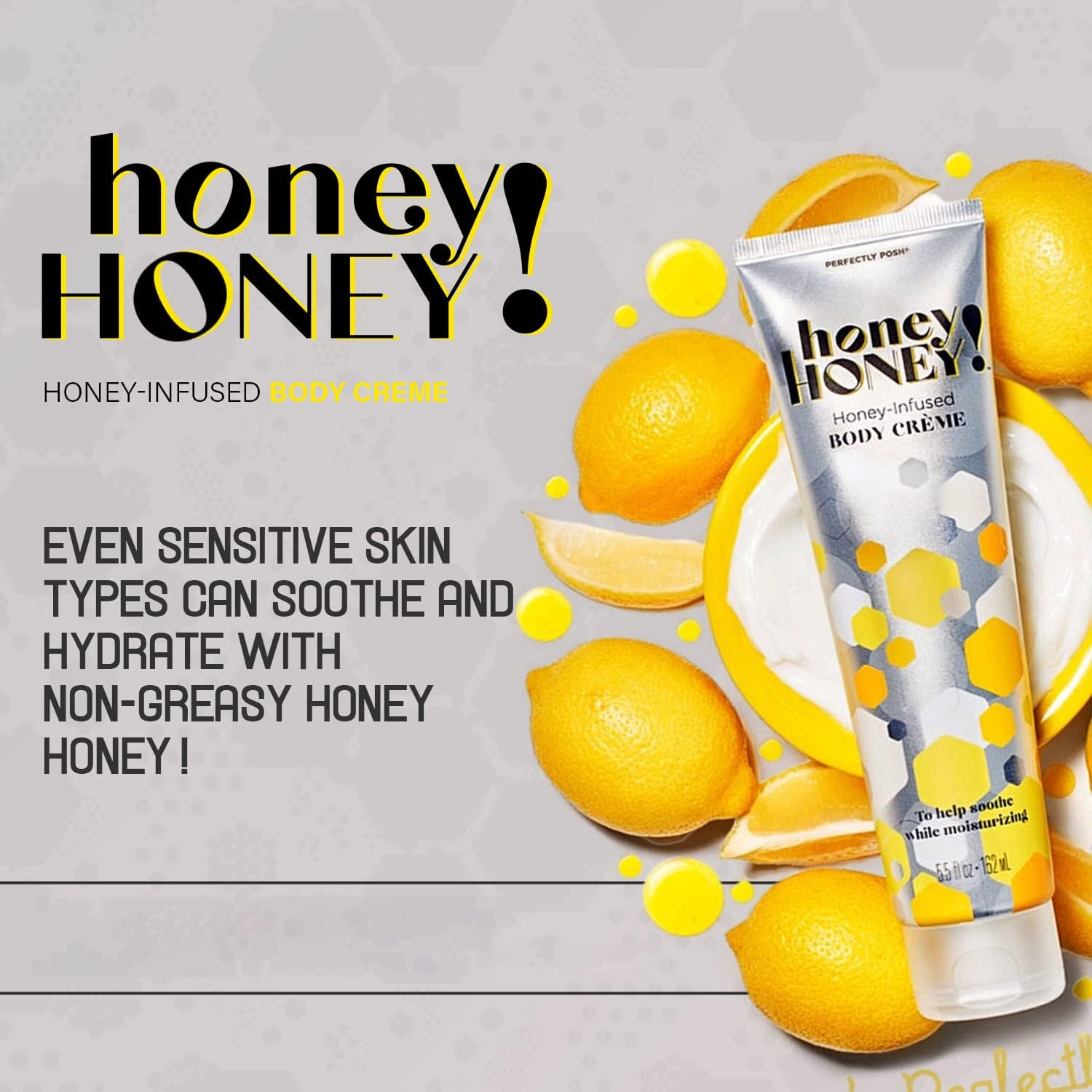 Perfectly Posh Honey Honey Healing Body Creme image number 1