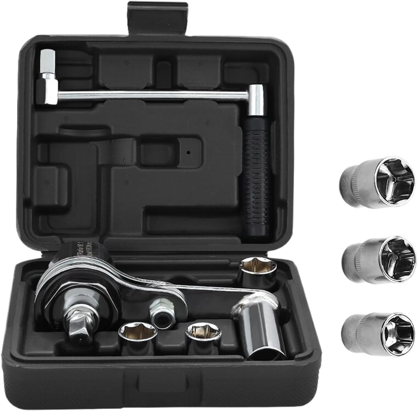 Zqkimzi Torque Multiplier, Labor Saving Wrench Tool, Heavy Duty Lug Nut Remover with Socket, Compact Tire Repair Kit, Automotive Wheel Maintenance Equipment for Car, 20.5X16.0X7.8Cm image number 2