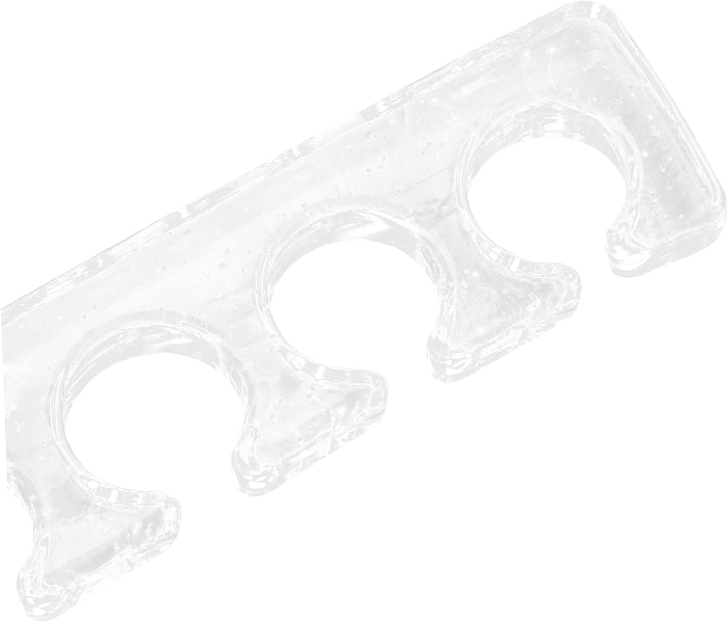 HONITANO 2Pcs Silicone Toe Separators Women Pedicure Toe Dividers Nail Art Spacers for Foot Care and Manicure image number 3