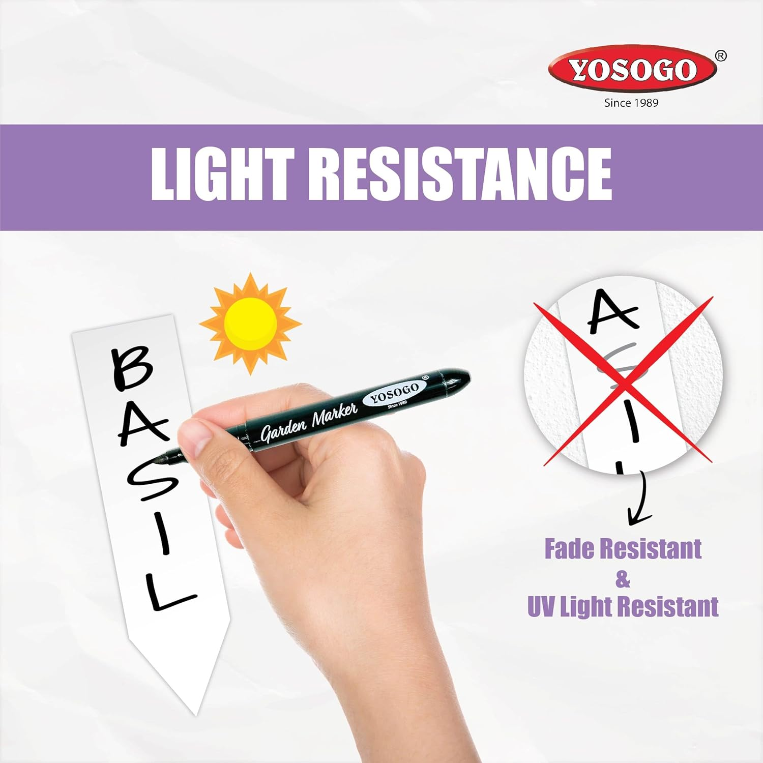 Yosogo Garden Marker - Pack of 4 (Black) image number 5