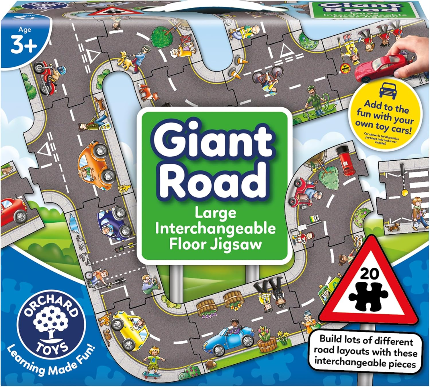 Orchard Jigsaw - Giant Road Floor Jigsaw 20 Pieces
