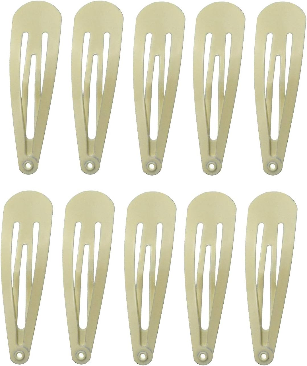 50 Pack of Snap Hair Clips Hair Barrettes for Kids, Girls and Women, 50 Mm (Light Purple)