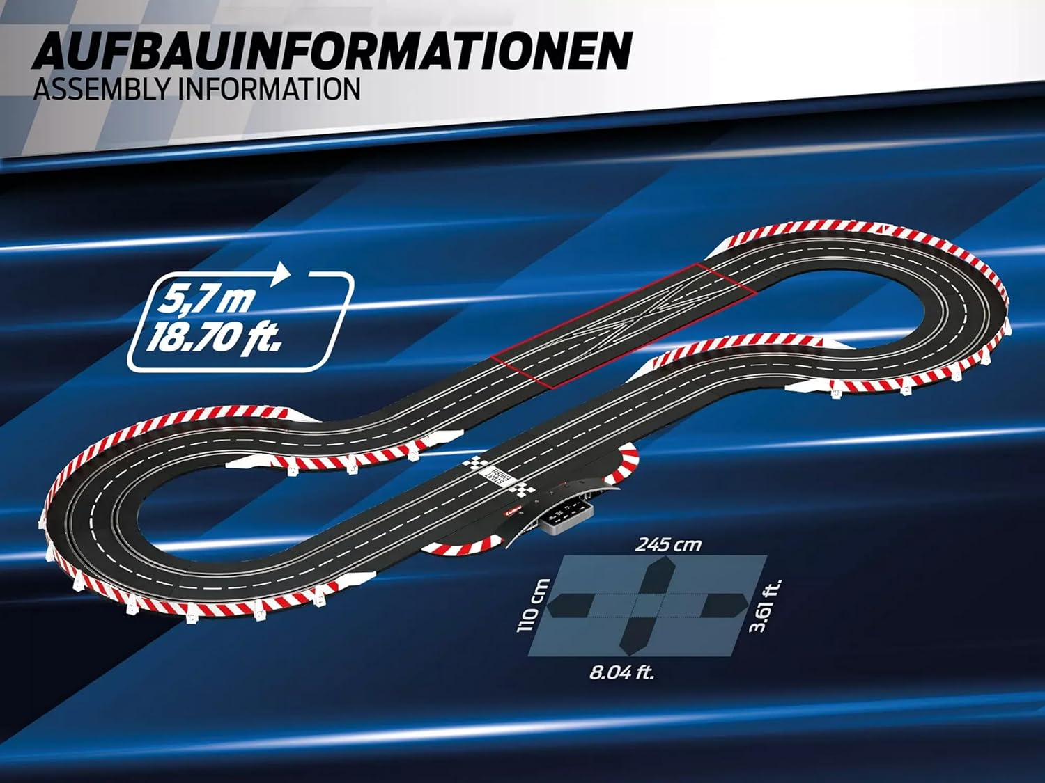 Carrera Digital 132 Ford Mustang GTY Starter Slot Car Set