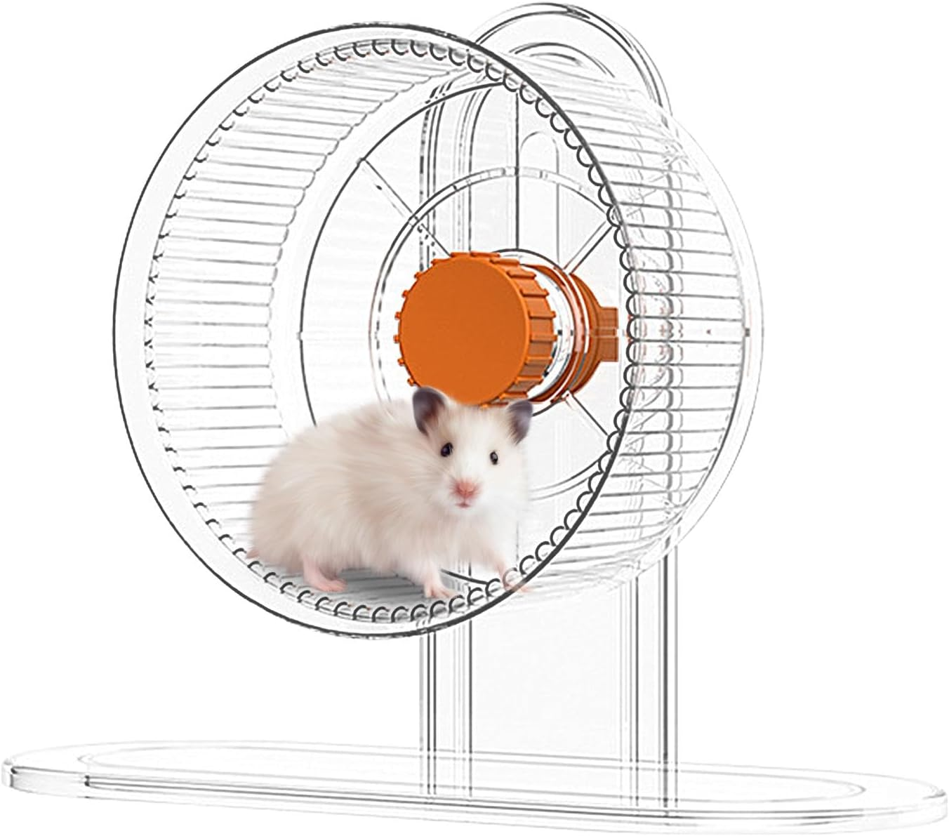 Quiet Hamster Wheel - Silent Hamster and Chinchilla Wheels | Cage Accessories, Small Animals Running Wheels, Guinea Pigs Exercise Toys for Hamster, Ferret, Chinchilla
