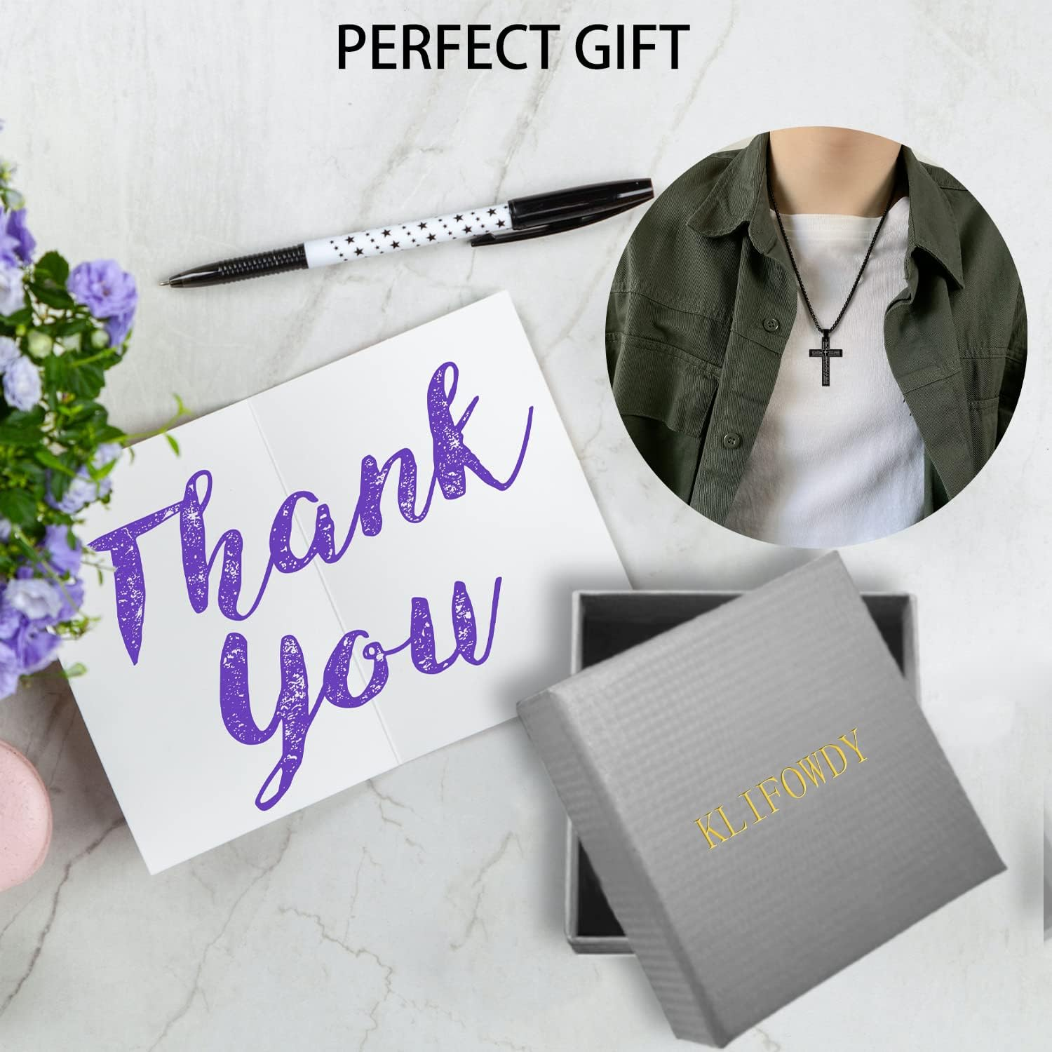 Car Mirror Hanging Accessories Bible Cross Pendant, Car Decor, Stainless Steel, Patriotic, Valentine'S Day image number 1