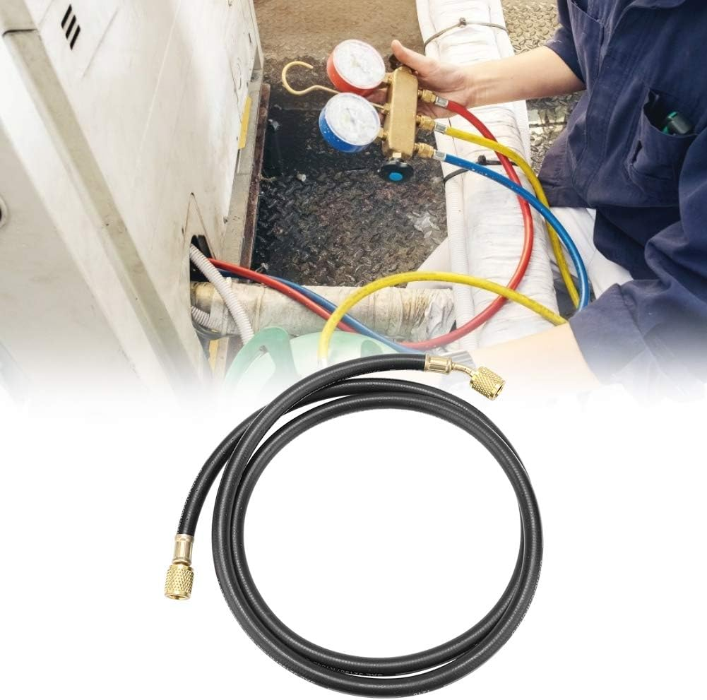 R410A Refrigerant Charging Hoses, AC Charging Hose Tube, 800Psi Working Pressure Charging Hose for R22 R134A R404 Coolant image number 2