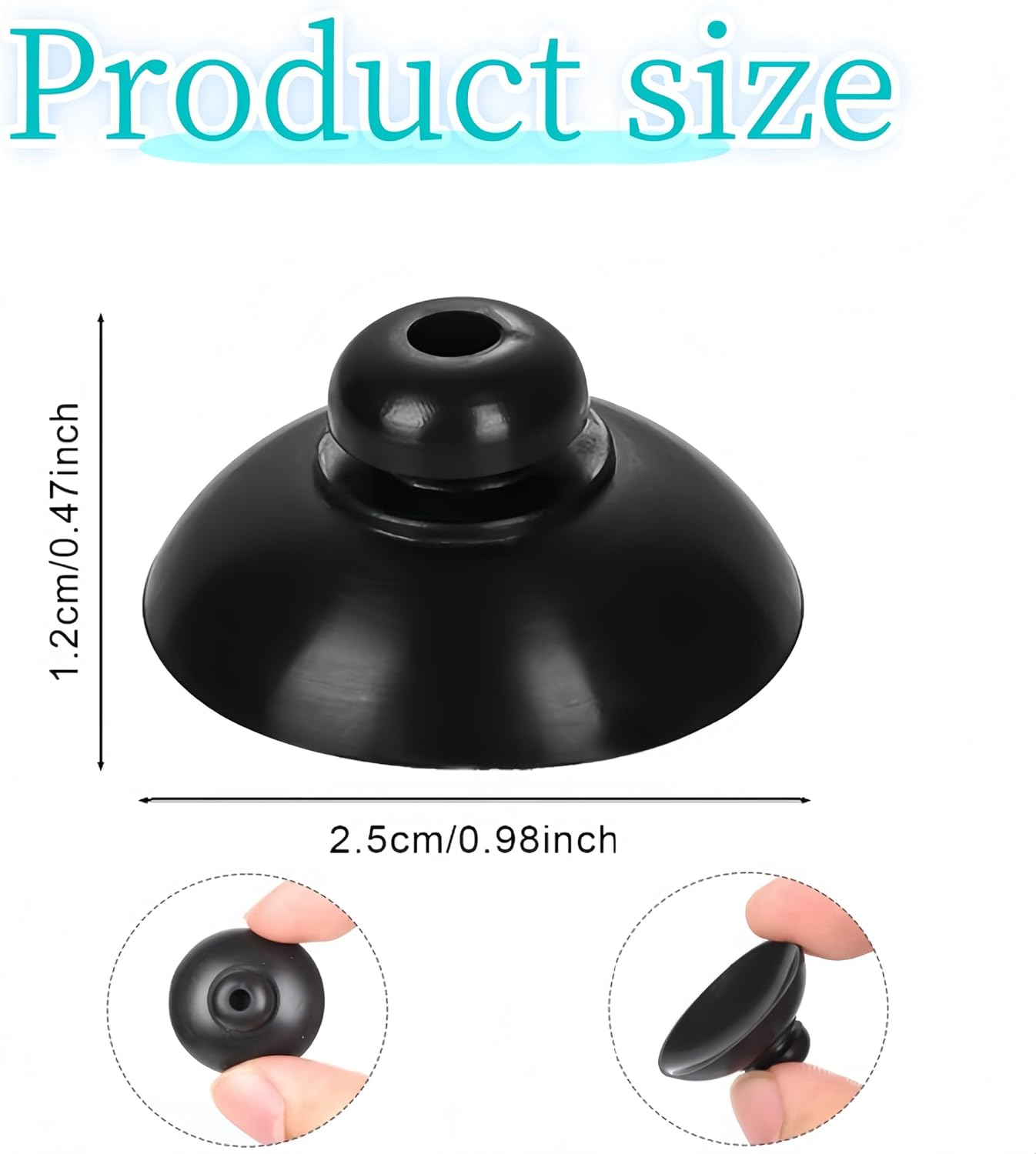 15Pcs Aquarium Suction Cups, Soft Fish Tank Suction Cup Clip Sucker Black Air Hose Holder Clamp Accessories for Tank Pump Overhead Line Tube Fish Tank Aeration Setup image number 4