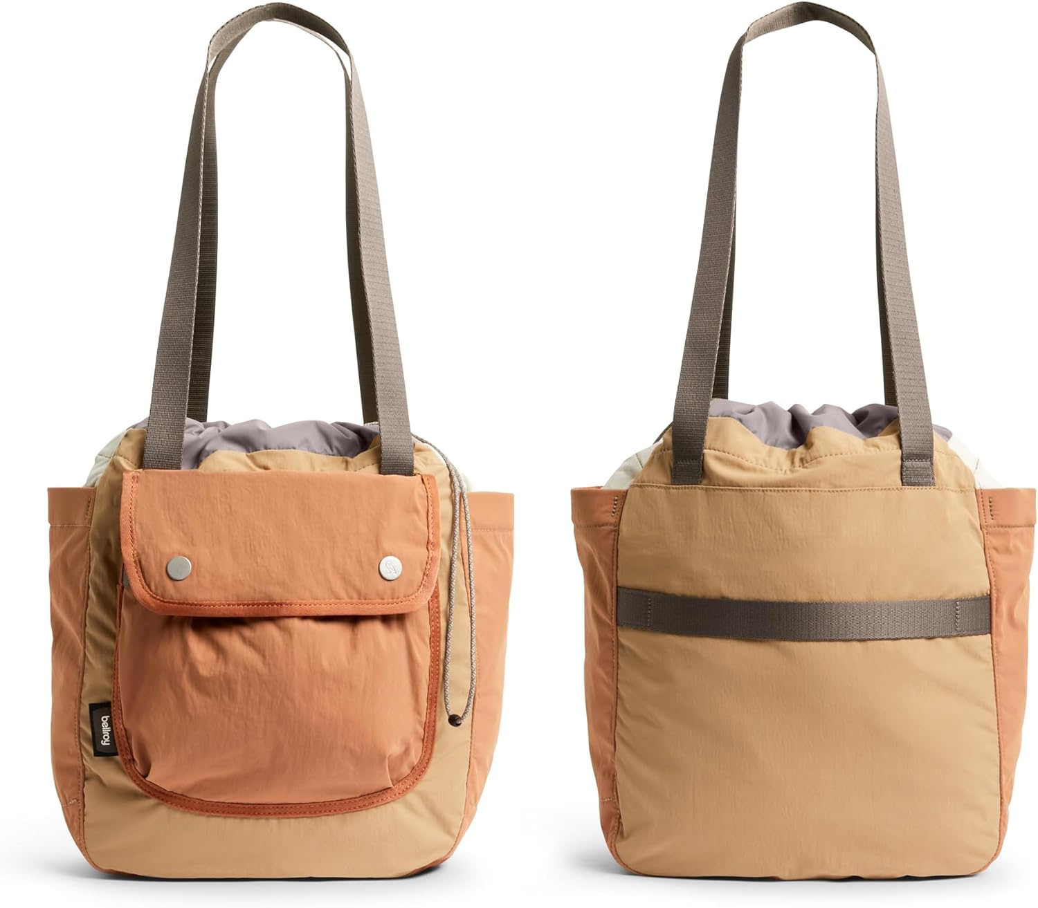 Bellroy Cinch Tote (16 Liter Lightweight Tote Bag with External Organization, Pop Pockets, a Luggage Pass-Through, and Effortless Draw-Cord Closure) - Denimblue image number 7