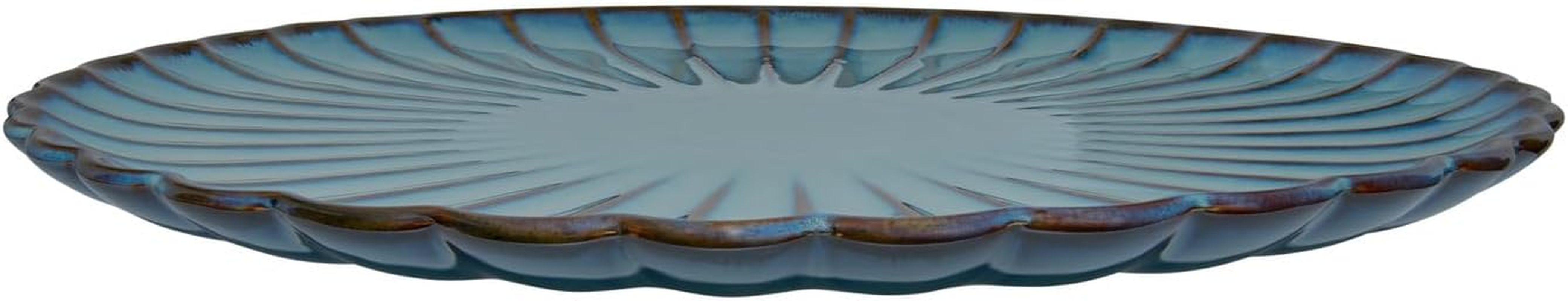 Casa Domani Solare round Platter 33 Cm Azure