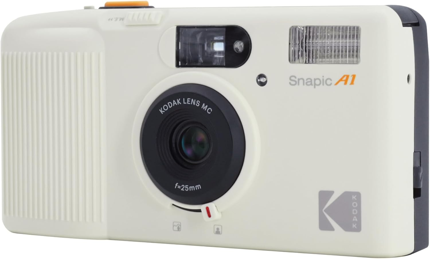 Kodak Snapic A1 35Mm Film Camera, 35Mm, Reusable, 2-Zone Focus, Lightweight, Compact (Ivory White) (Film & AAA Battery Are Not Included) image number 2