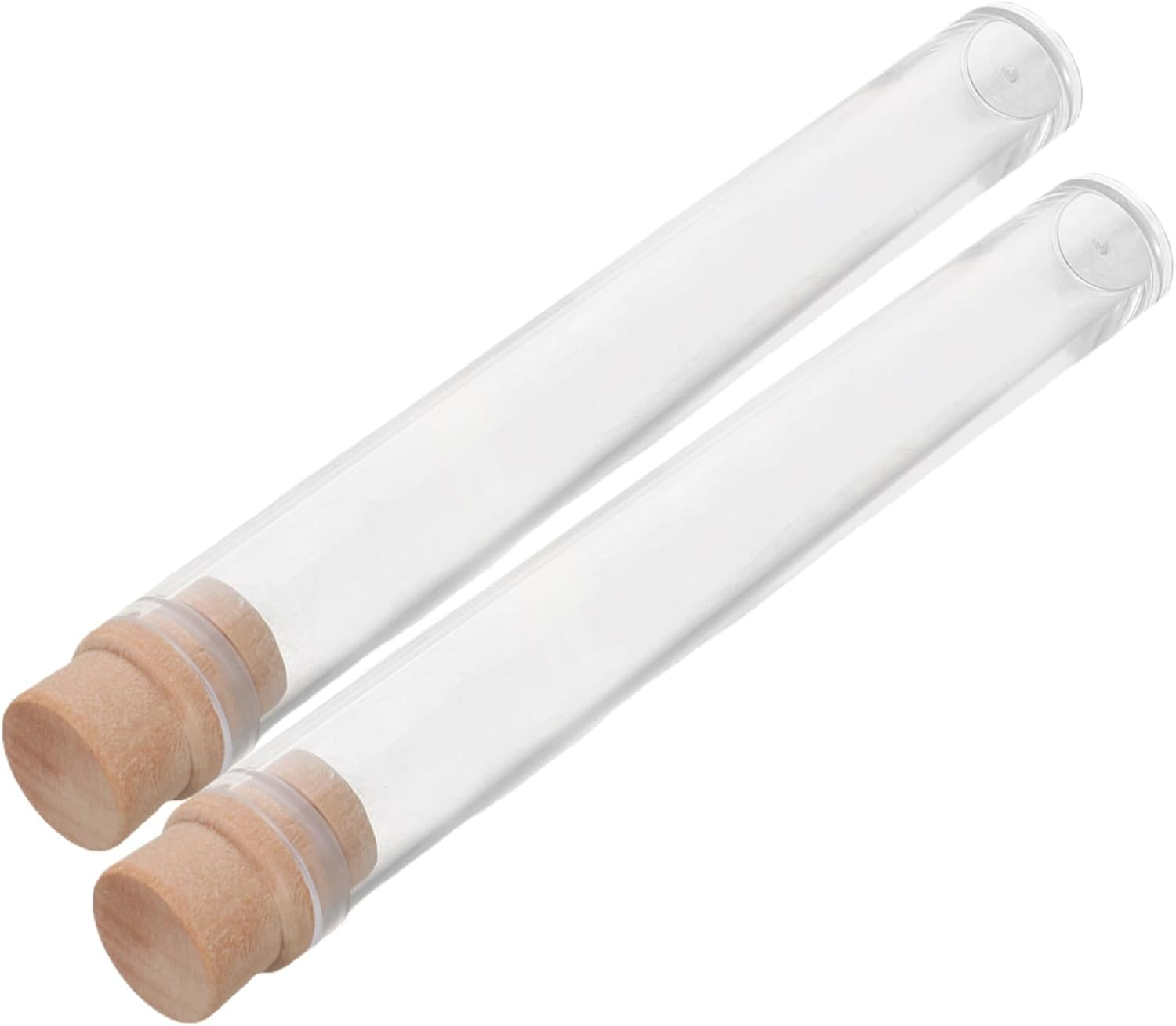 TOGEVAL 2Pcs Pet Hair Storage Bottles with Stopper Transparent Cat Whiskers and Dog Hair Keepsake Jars Portable Compact Memorial Containers for Home Display and Travel image number 6