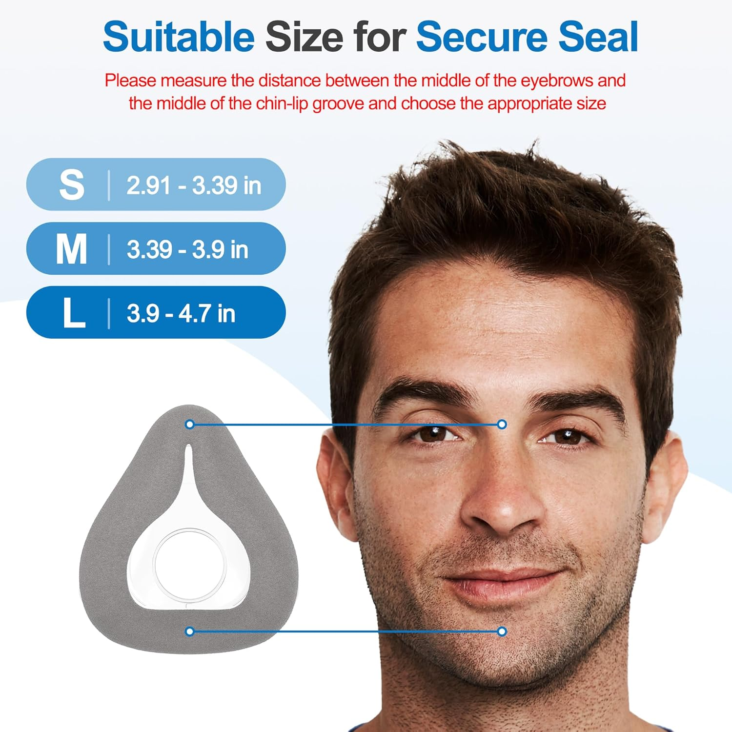 2 PCS Velvet CPAP Mask Compatible with Resmed Airfit F20 & Airtouch F20, Reliable Seal Sleep Apnea Mask, Innovative Velvet-Silicone Hybrid Design, CPAP Accessories Supplied by Airsmart, Brown(M) image number 1