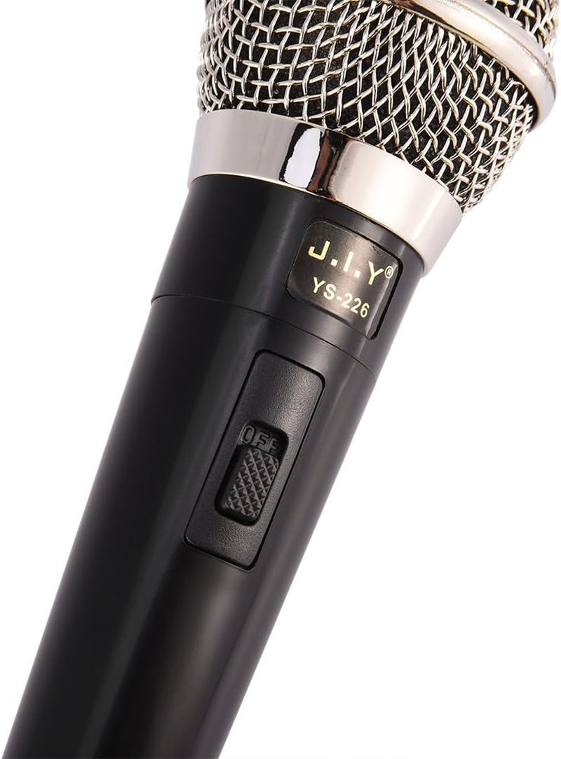 Generic Professional Portable Dynamic Microphone with Clear Voice Hand Cable for Interpreting Karaoke Vocal Music Metal Construction With image number 5