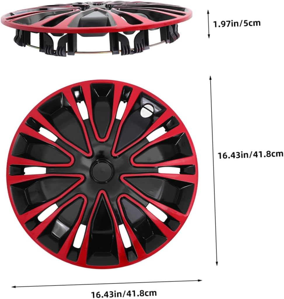 Ciieeo Automotive Wheel Hub Cover Decorative Hubcap Accessory for Cars Lightweight Design Protects Wheels from Dirt and Debris Sleek Style for Rims image number 4