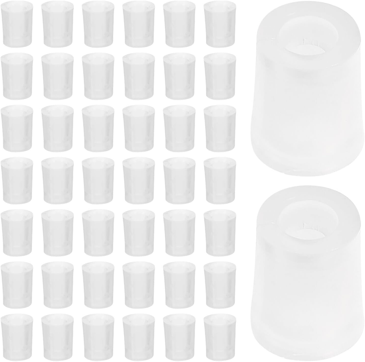 TEHAUX 50Pcs Perfume Syringe Adapter Liquid Dispenser Transfer Adapter for Refill Applicator Syringe Suitable for Travel and Cosmetic Use image number 2