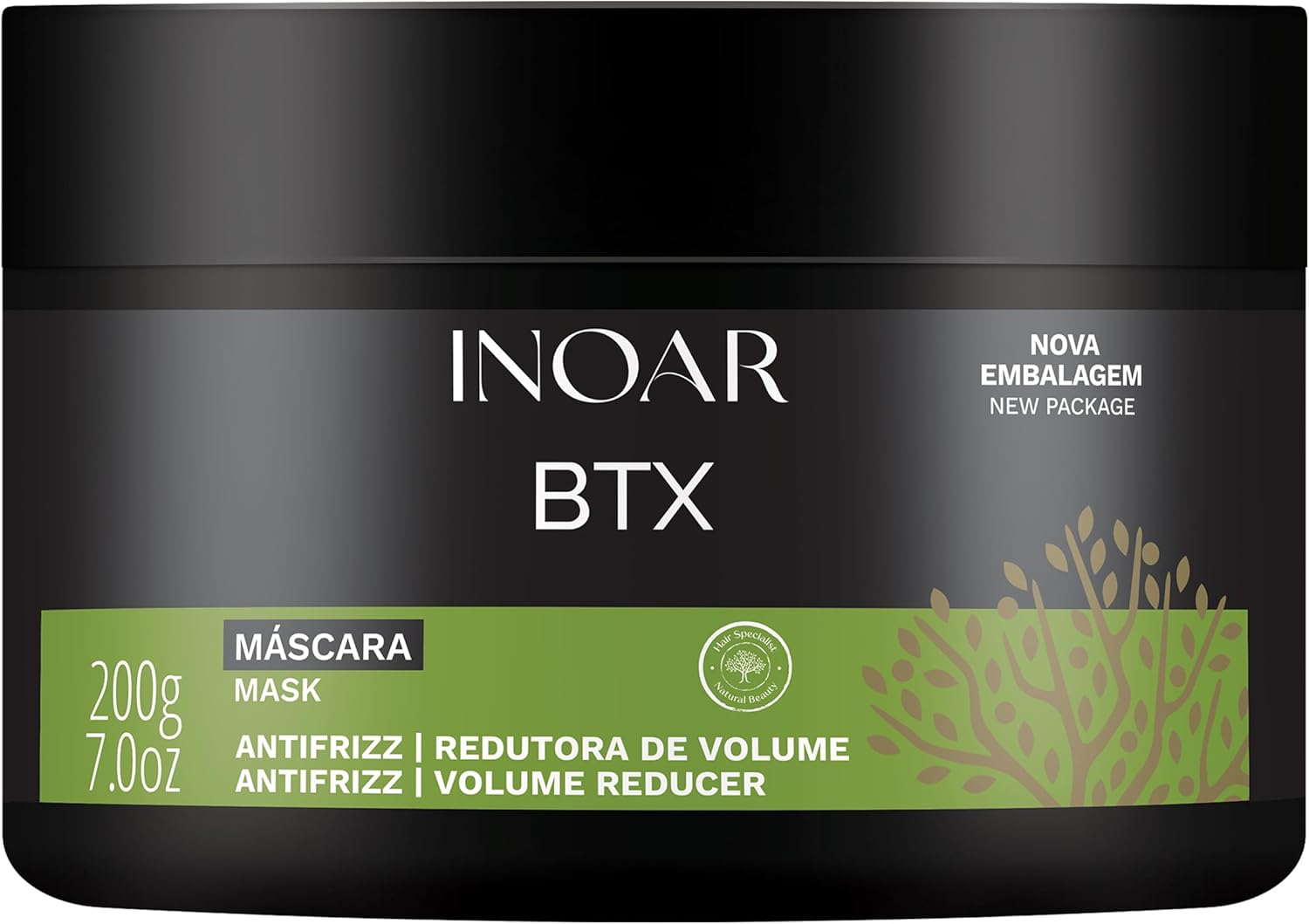 Inoar PROFESSIONAL - BTX Hair Mask Antifrizz 200G image number 5