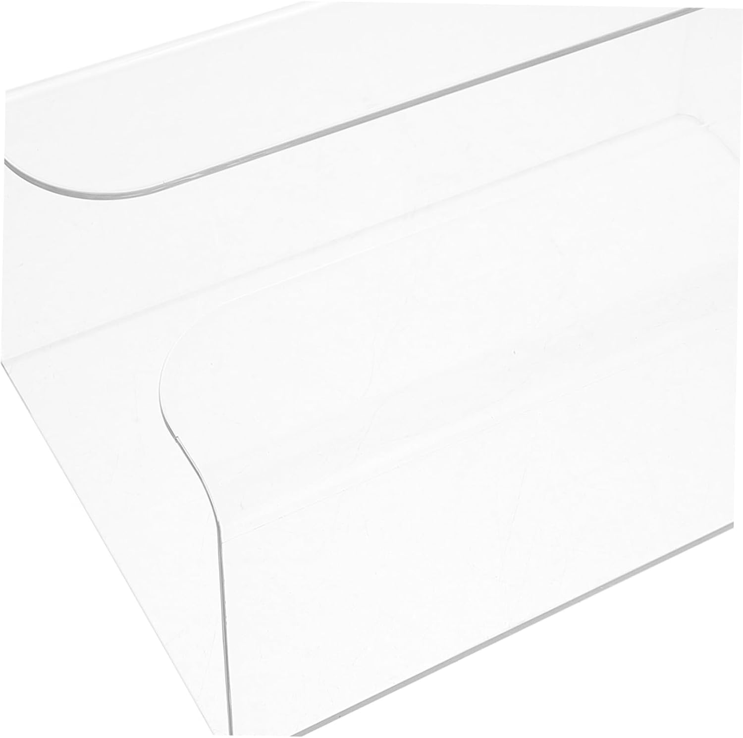 2Pcs Punching Free Wall Mounted Tissue Box Holder Plastic Non-Perforated Facial Tissues Box Storage Suitable for Bathroom Kitchen Toilet image number 6