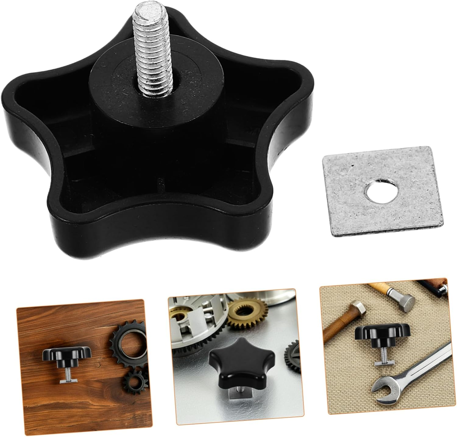 Luxshiny Awning Knob Bracket for Rv Window Knob Rv Awning Fastener Black Material Easy Installation Shade and Camping Accessory Setup image number 5