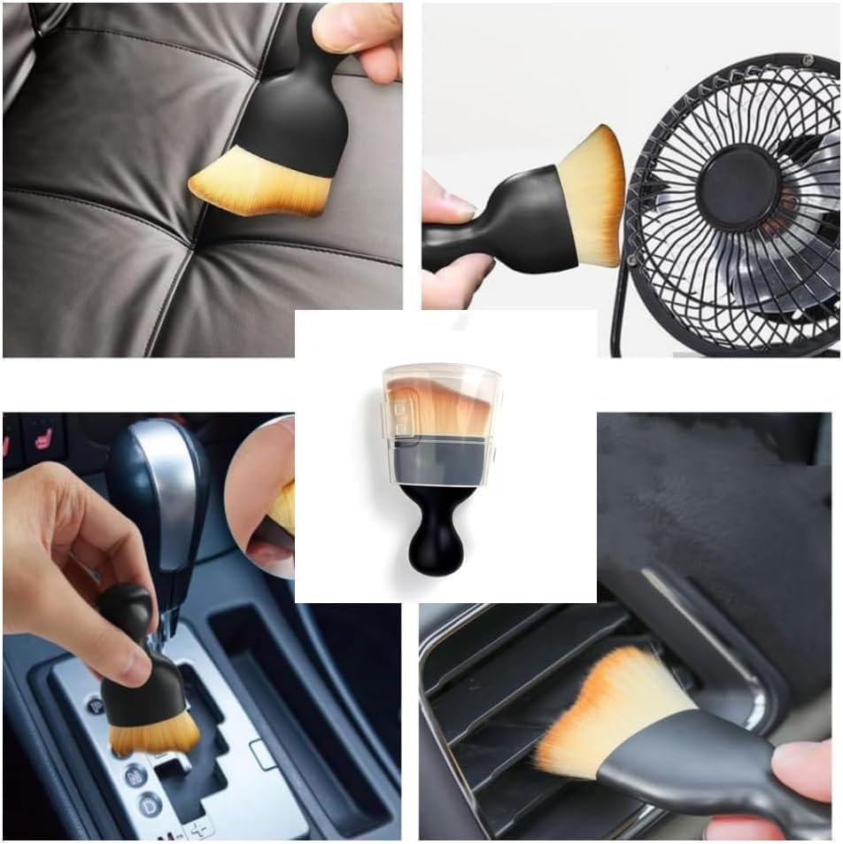 4 PCS Car Interior Detailing Brush,Soft Bristle Scratch - Free Tools for Dashboard, AC Vents in Truck, SUV, RV image number 5