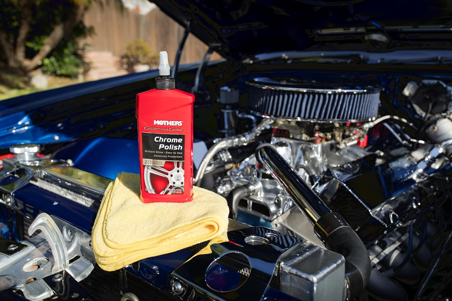 New Mothers California Gold Chrome Wheel Car Care Auto Glass Polish 355Ml 05212 | 05212 image number 2