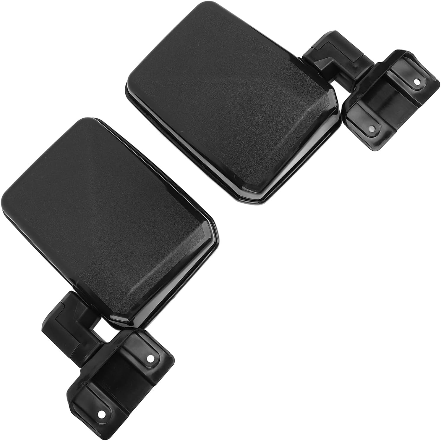 Side View Mirror Replacement, Driver and Passenger Side Door Mirror for Landcruiser 70 75 78 Series 1985‑2013, Driver & Passenger Side Mirror, Left Right Rearview Mirror (Long