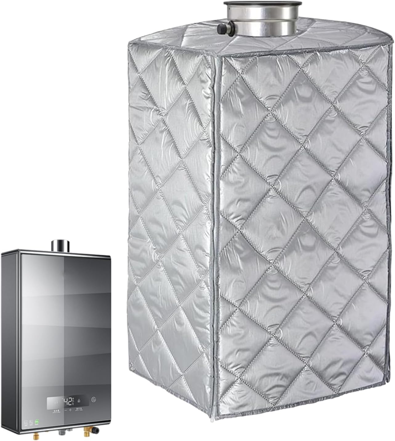 Hot Water Heater Cover - Thickened Enclosure Protective - Water Heater Protective Cover,For Winter Fall Rain Dust Leaves Indoor Patio Poolside Restaurant Wedding image number 1