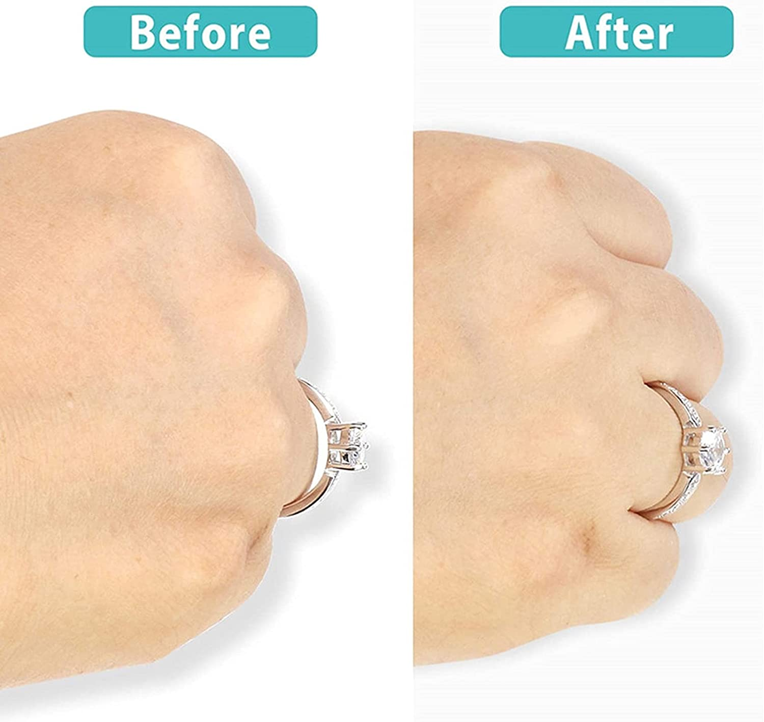 [16 Packs] Ring Size Adjuster Invisible Ring Size Adjuster for Loose Rings Ring Adjuster Size Fit Any Rings Ring Guard Spacer (8 Sizes) image number 5