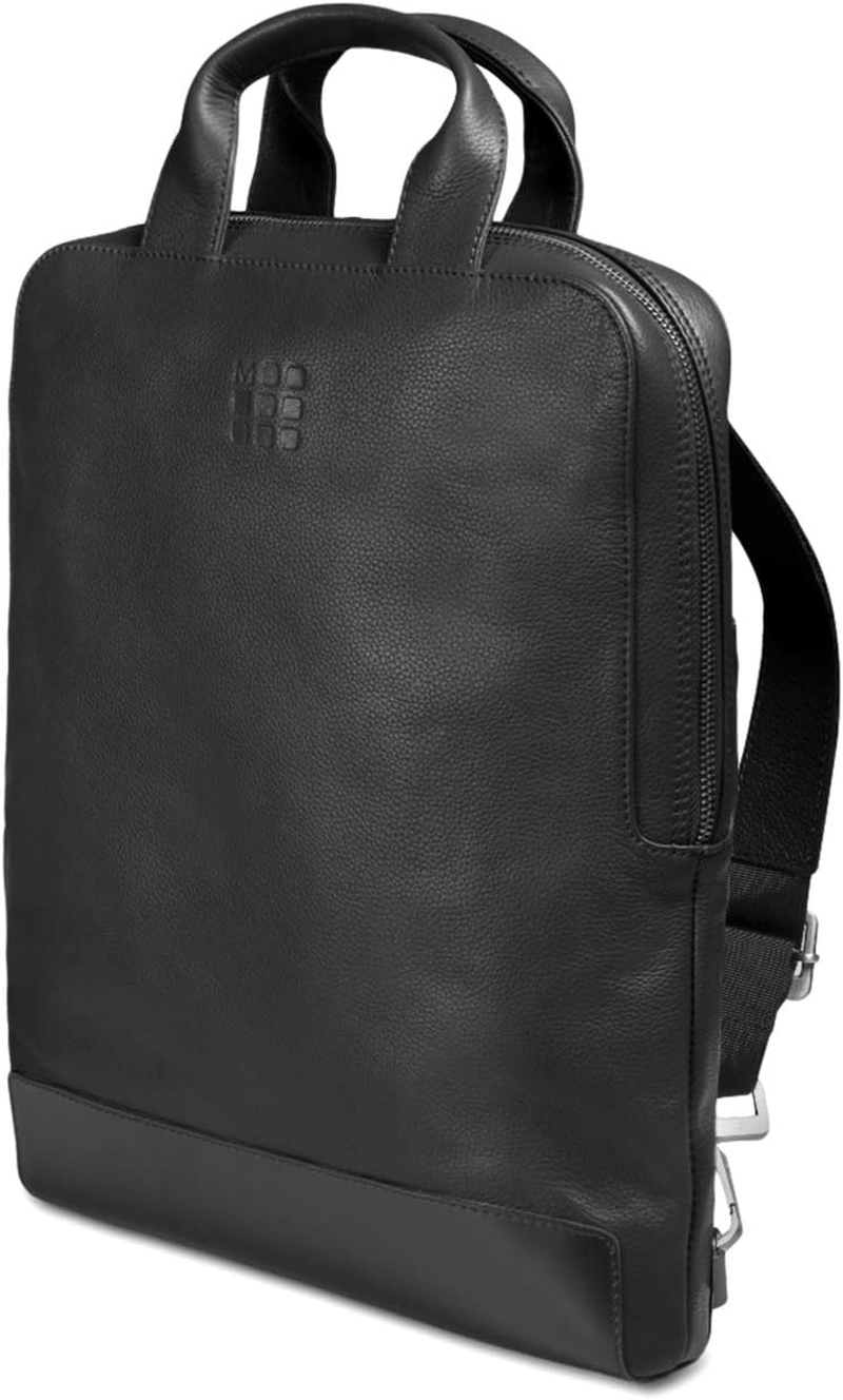 Moleskine Backpack, 15 Inch PC Storage, Business Backpack, Classic, Leather, Device Bag, Vertical