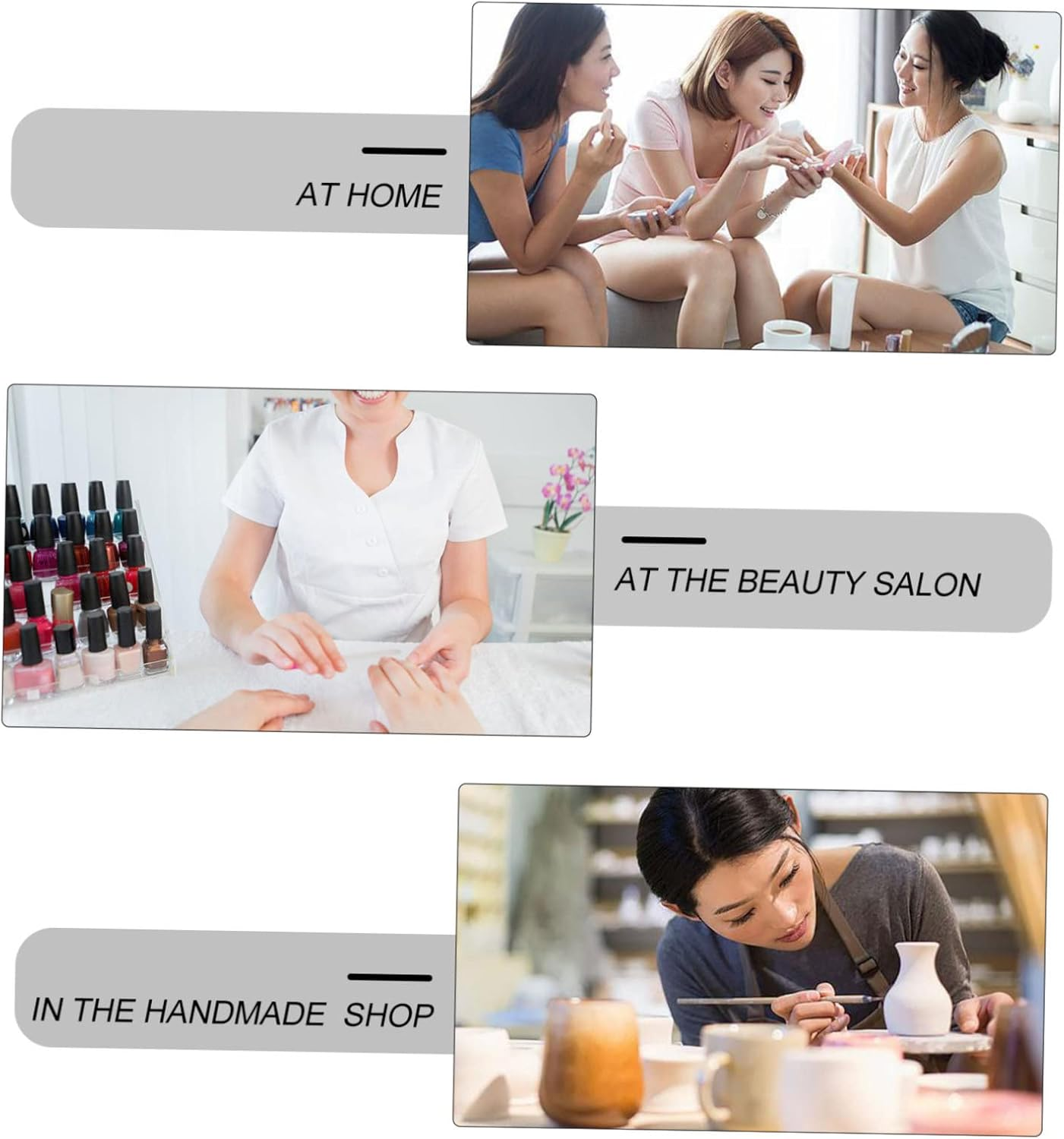 Baluue Acrylic Nail Practice Mat Silicone Trainer Sheet for Diy Application Manicurists and Beginners to Nail Art Techniques image number 2