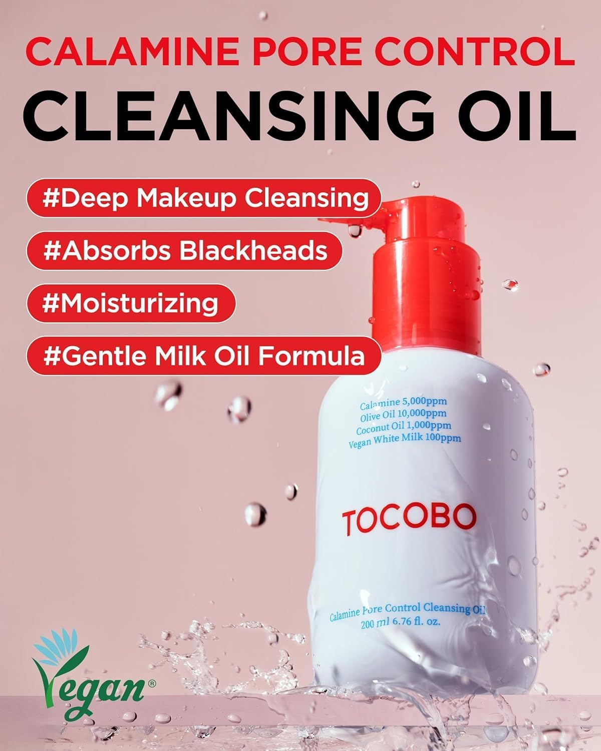 TOCOBO - Calamine Pore Control Cleansing Oil 20Ml image number 5