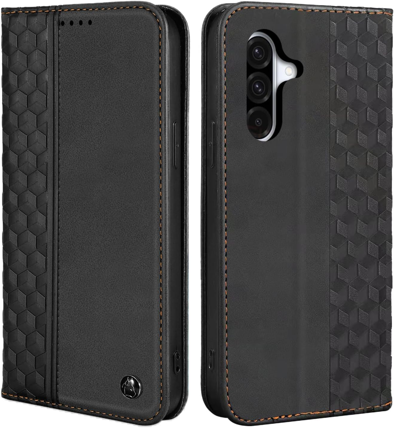 CXTCASE Case for Samsung Galaxy A36 5G, Shockproof PU Leather Flip Folio Cover with Card Slots, Magnetic Wallet Case for Samsung Galaxy A36 5G, Black