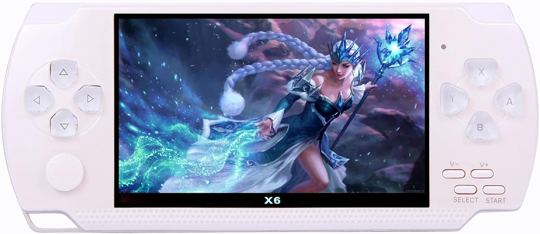 CZT 4.3 Inch Retro Game Console with Mps Mp4 Function Portable Video Game Console Built in 2000+ Games for GBA/GBC /GB/SFC/FC/SEGA/SMC Mp4 Mp5 Holiday/Birthday Gifts(Black)