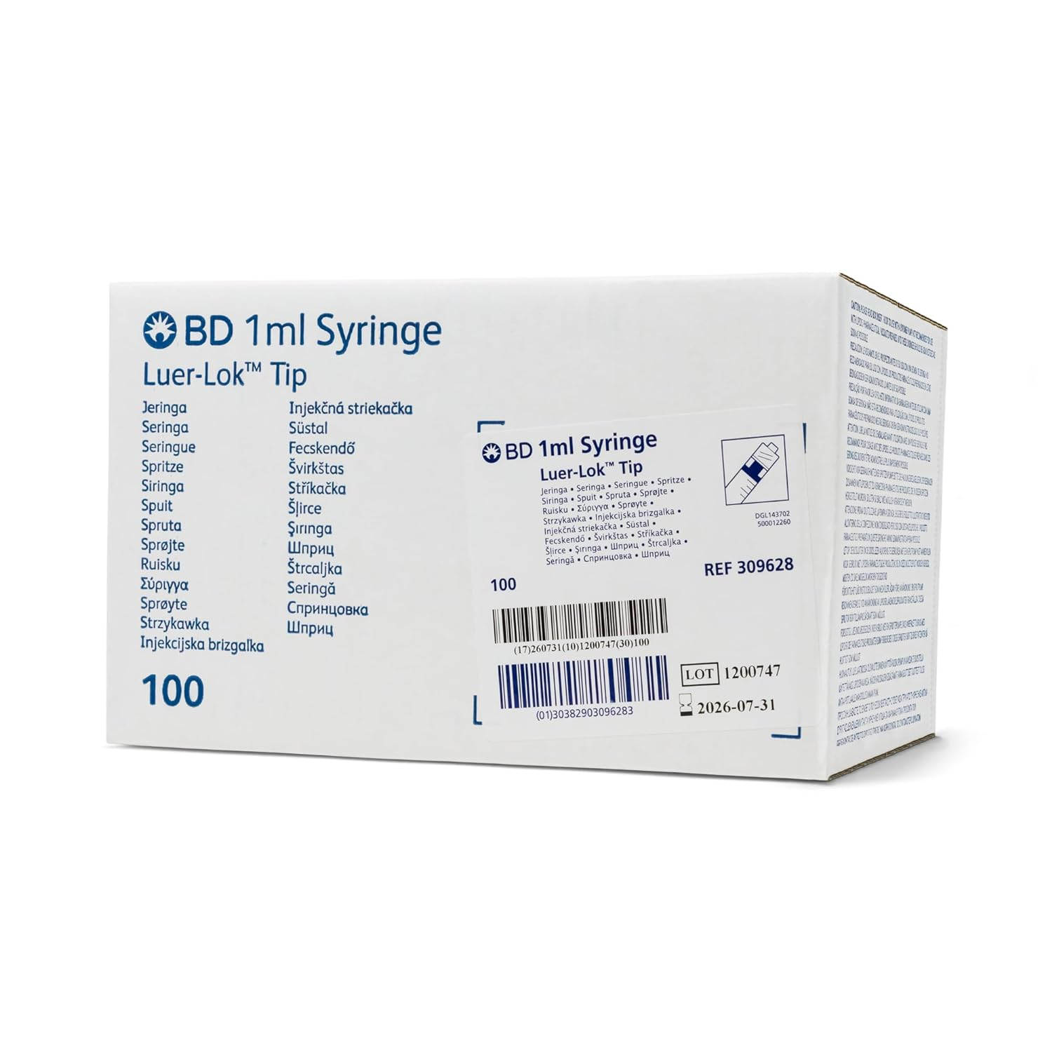 1Ml Luer-Lok BD Syringes - 100 Pack image number 5