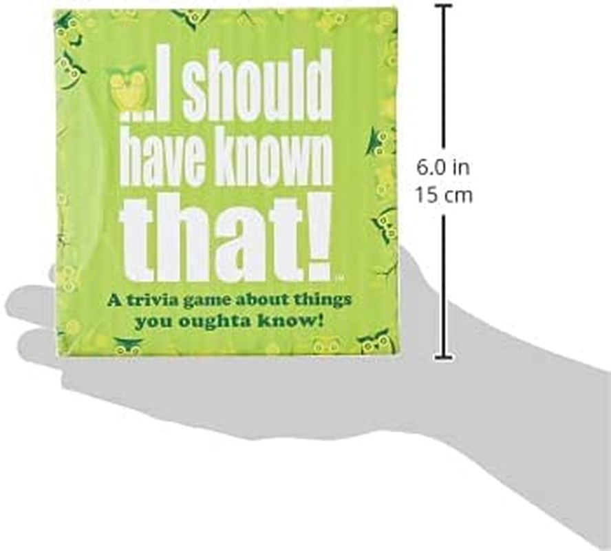 Hygge Games 21026 ...I Should Have Known That! Trivia Game, Green