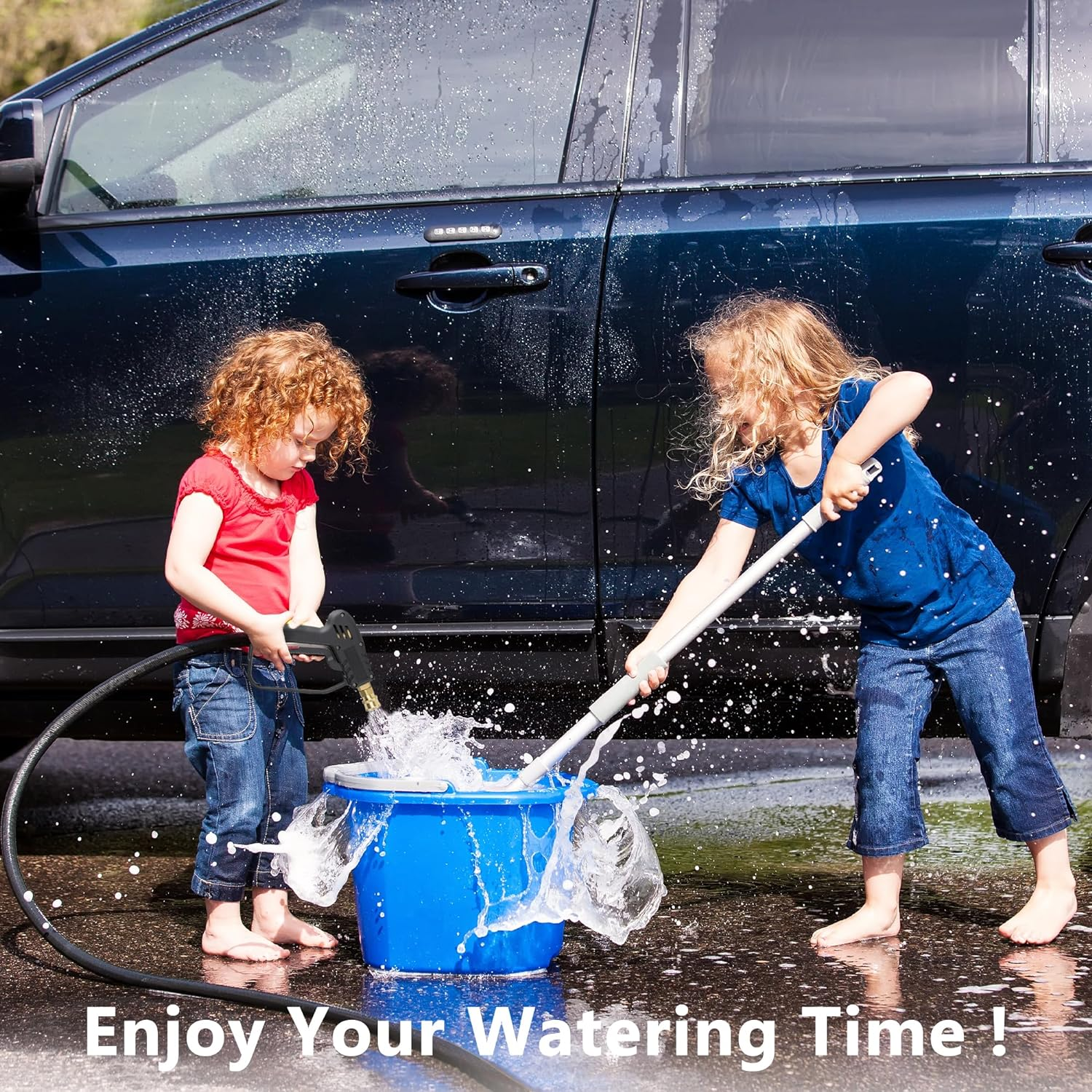 1/4" Pressure Washer Hose 25FT M22-14,3600Psi,Quick Connect,360&deg; Swivel,Kink-Resistant,Suit for Main Pressure Washer,Black image number 3