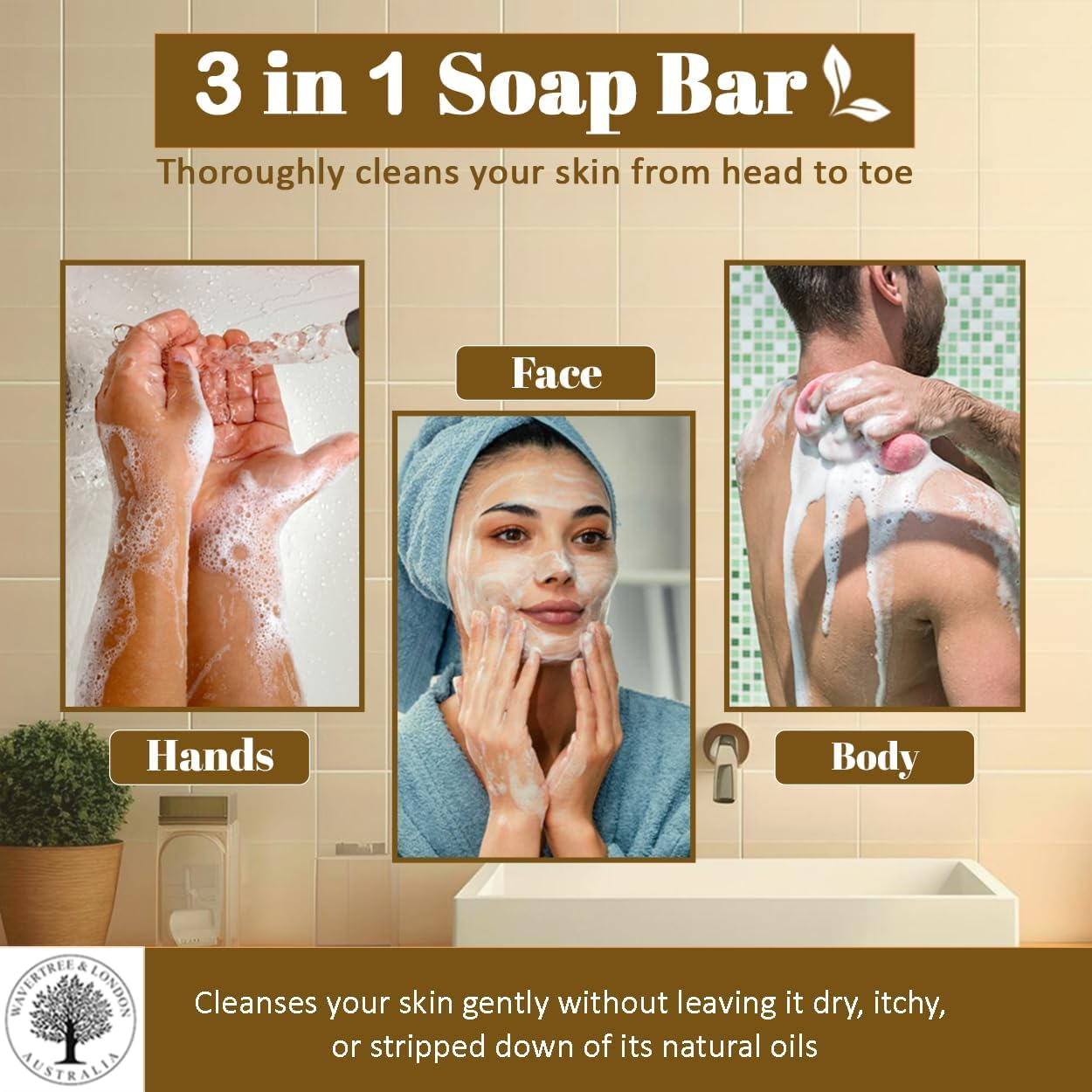 Wavertree and London Havana Soap Bar 200 G image number 3