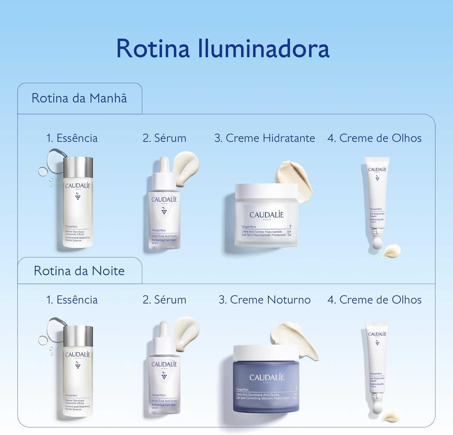 Vinoperfect Concentrated Brightening Glycolic Essence by Caudalie for Women - 3.3 Oz Serum image number 4