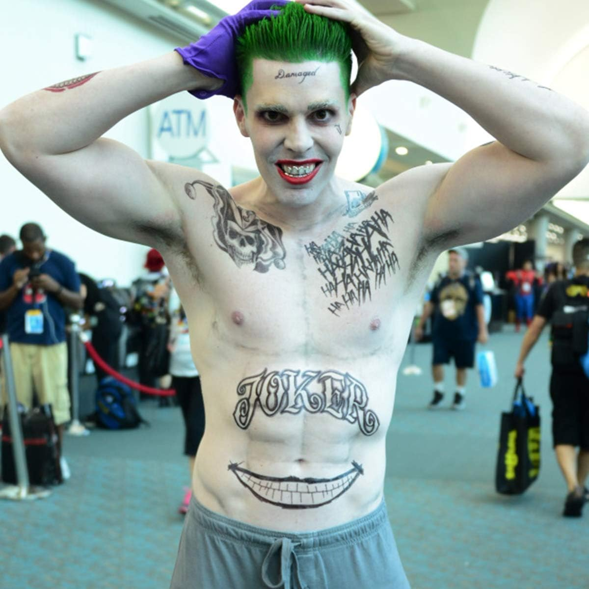 3 Sheets Halloween Temporary Tattoos,Tattoo Sticker Perfect for Halloween,Cosplay, Costumes and Party Accessories - A image number 4