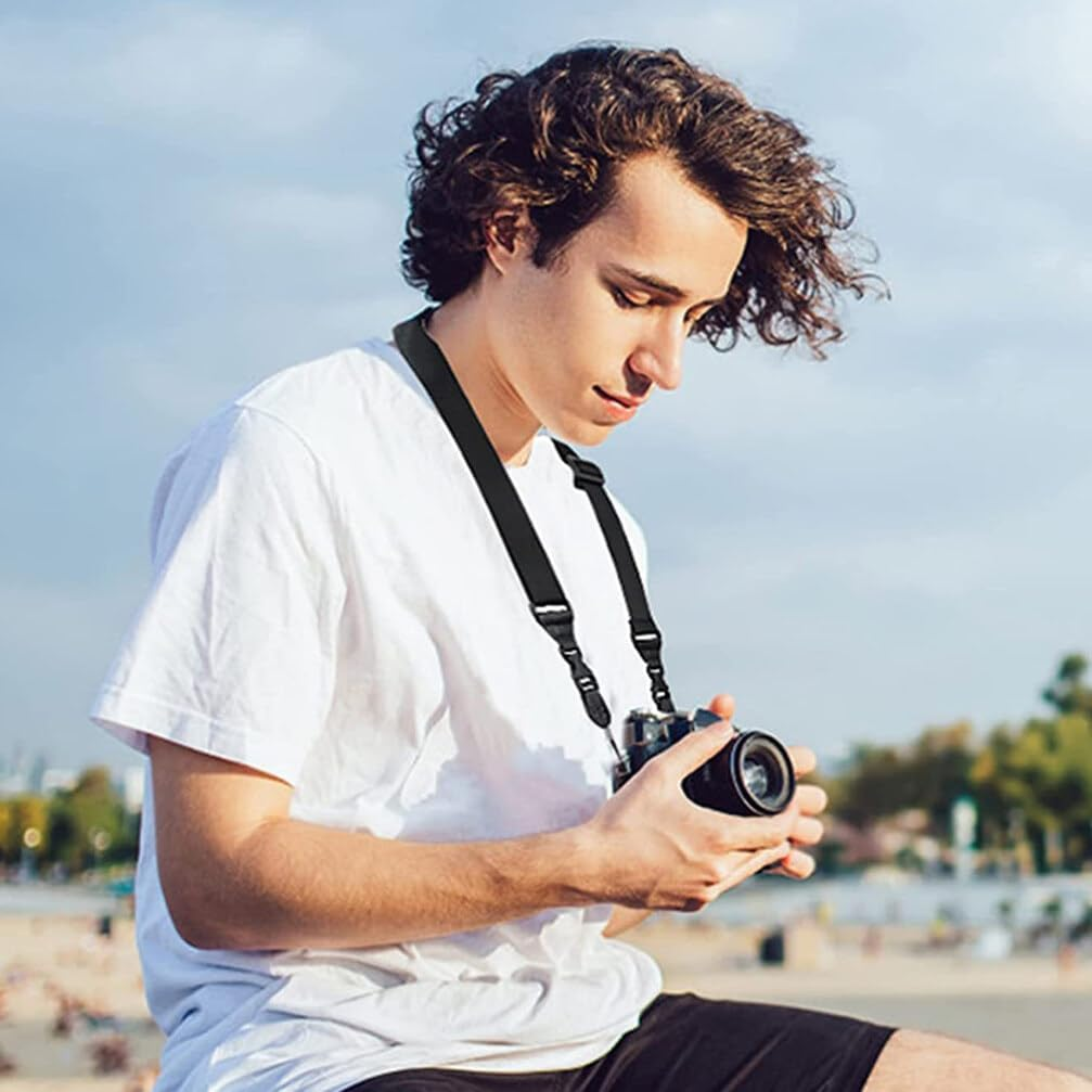 Housoutil 3Pcs Adjustable Shoulder Strap for Laptop Bag and Camera Canvas Material Buckles Comfortable Cross-Body Over-Shoulder Use for Travel and Everyday Carry image number 6